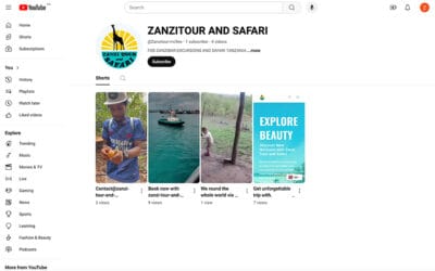 We created our YouTube channel